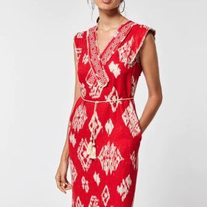 VESTIDO MIARA LINO ETNICO