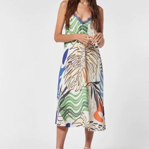 VESTIDO FRUTA CREP MARROCAINE